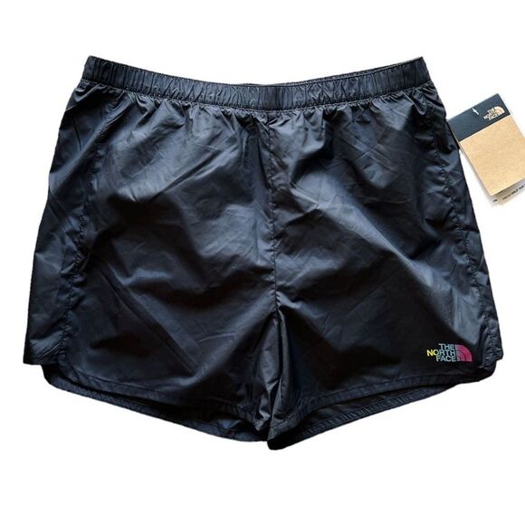 The North Face girls shorts size XLarge black nwt never stop running ombré logo - Picture 1 of 7